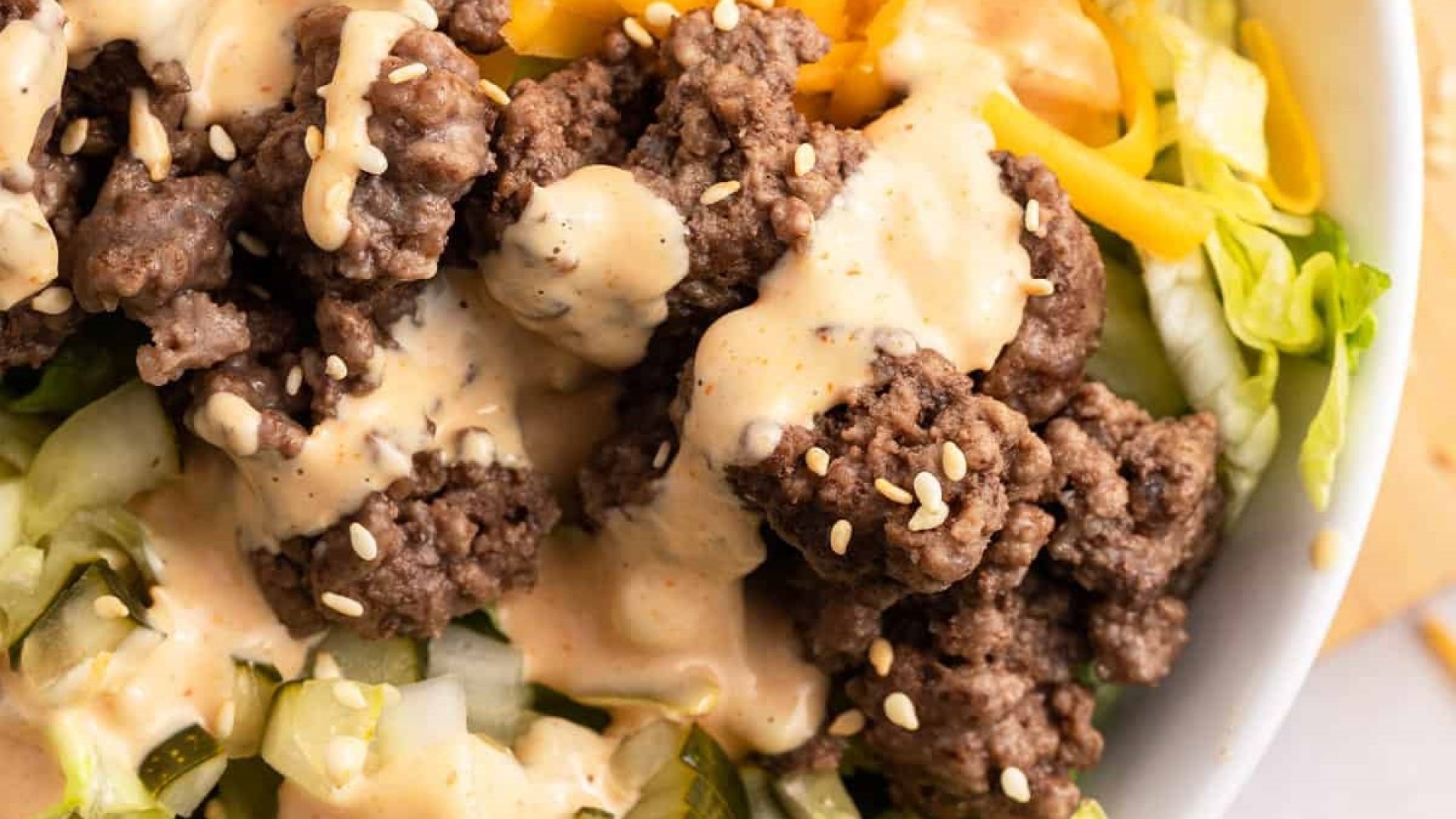 Big Mac saláta recept Big Mac saláta